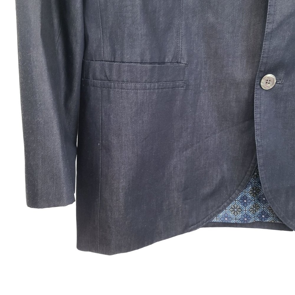 Structure Collection Mens Gray 2-Button Slim Fit … - image 3